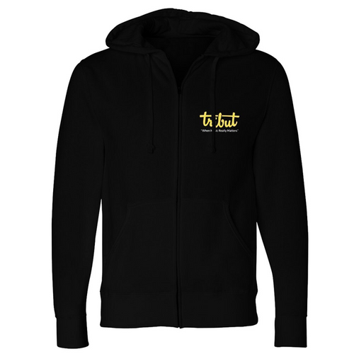 Tribut - Let There Be Blues Zip-Up Hoodie (Unisex)