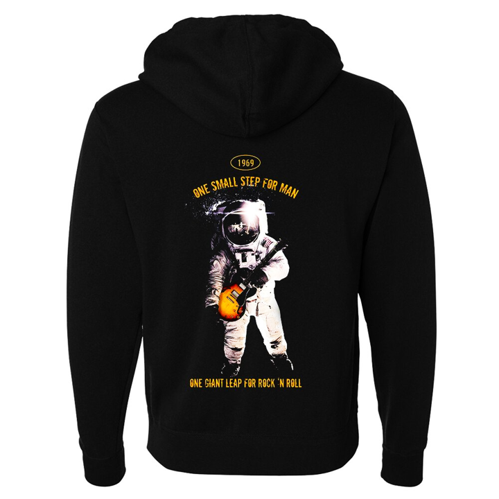 Tribut - One Giant Leap for Rock n Roll Zip-Up Hoodie (Unisex)