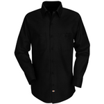 Blues Brotherhood Back Patch - Dickies Long Sleeve Work Shirt (Men)