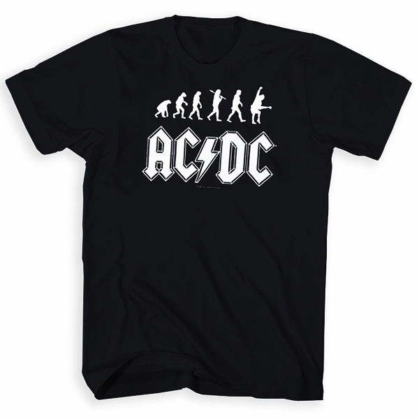 AC/DC Rock Evolution T-Shirt (Unisex)
