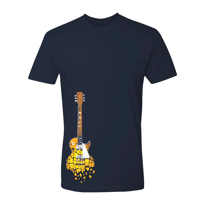 Crumbling Guitar T-Shirt (Unisex)