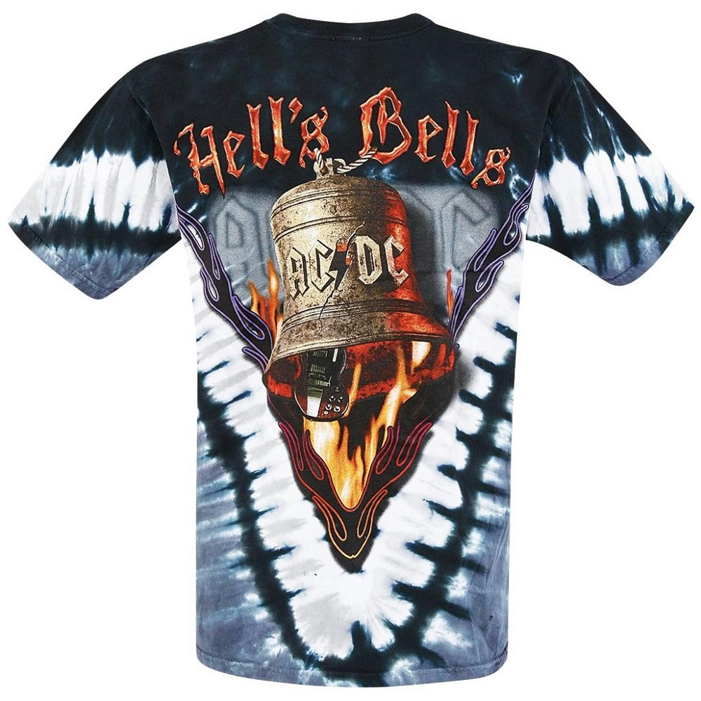 AC/DC - Hells Bells Tie Dye T-Shirt (Men)