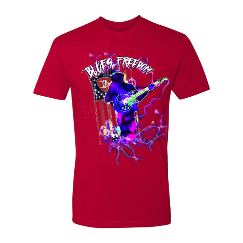 Electric Blues Freedom T-Shirt (Unisex)