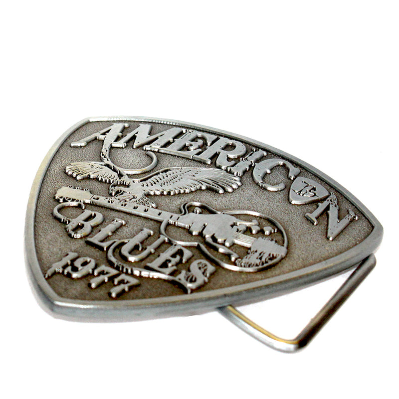 American Blues Pick Belt Buckle