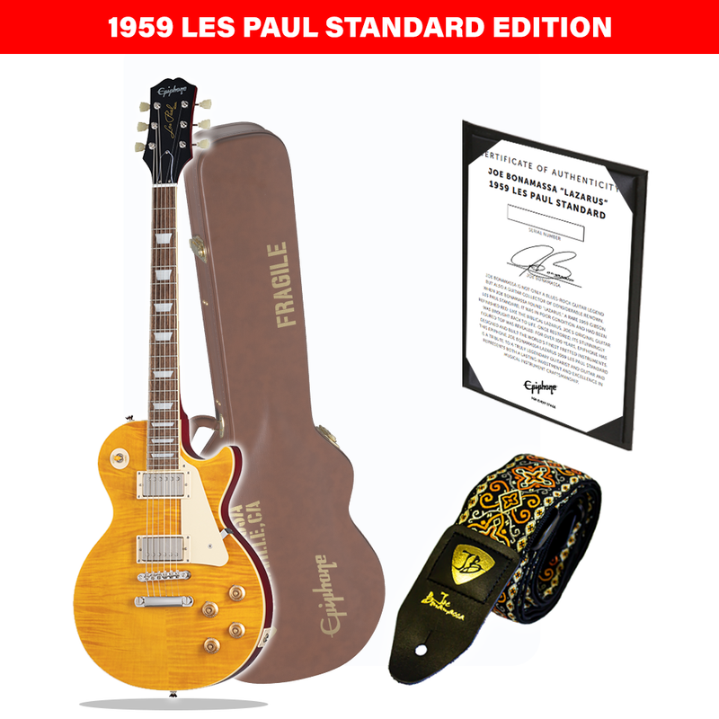 2021 Ltd Ed Joe Bonamassa "Lazarus" Les Paul Standard Outfit Epiphone w/Case