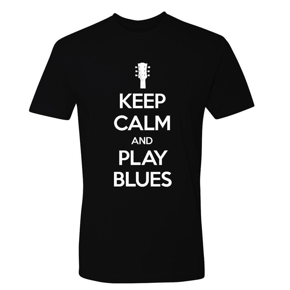 Tribut - Keep Calm And Play Blues T-Shirt  (Unisex)
