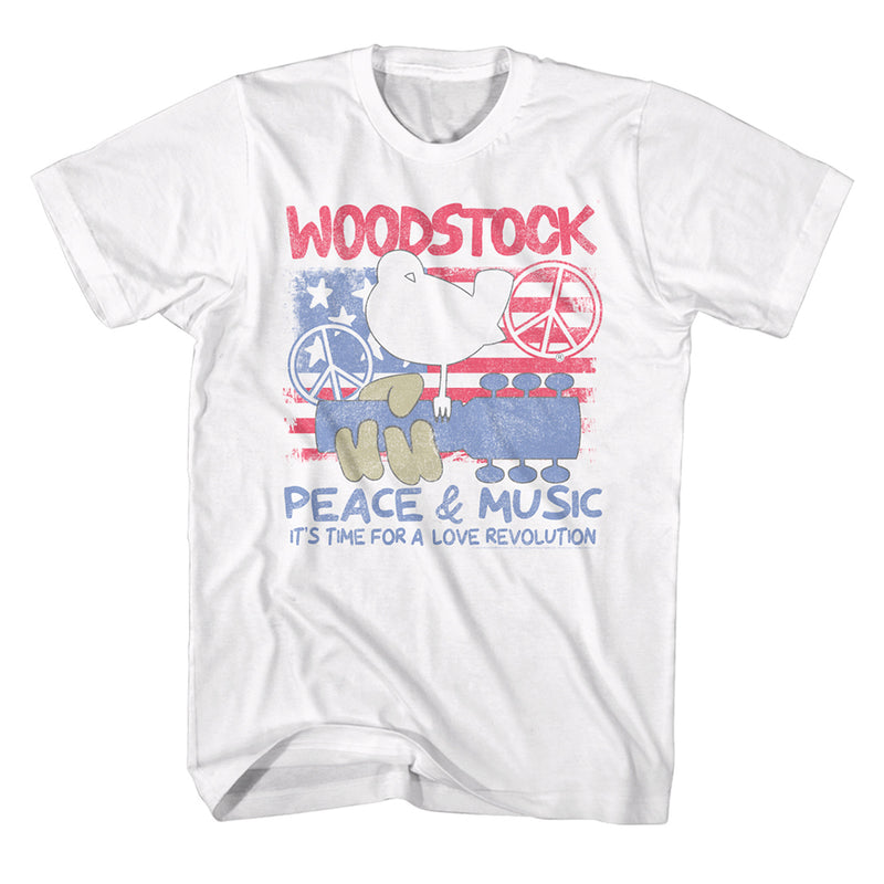 Woodstock - Patriotic Love Revolution T-Shirt (Men)