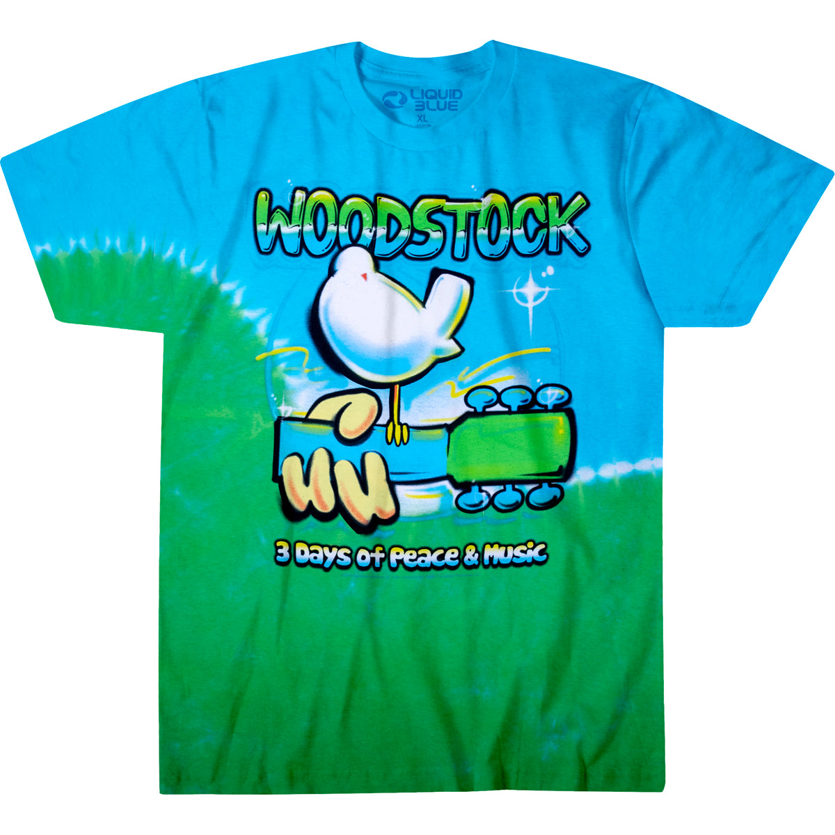 Woodstock - Graffiti Tie Dye T-Shirt (Men)