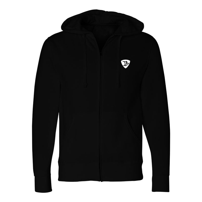 Blues on Fire Zip-Up Hoodie (Unisex)
