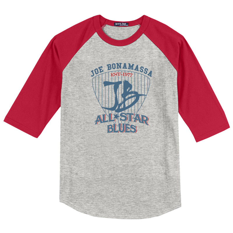 Allstar Blues Colorblock Raglan 3/4 Sleeve T-Shirt  (Men)