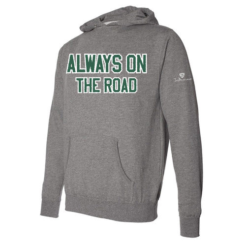 Always on the Road Applique Pullover Hoodie (Unisex)