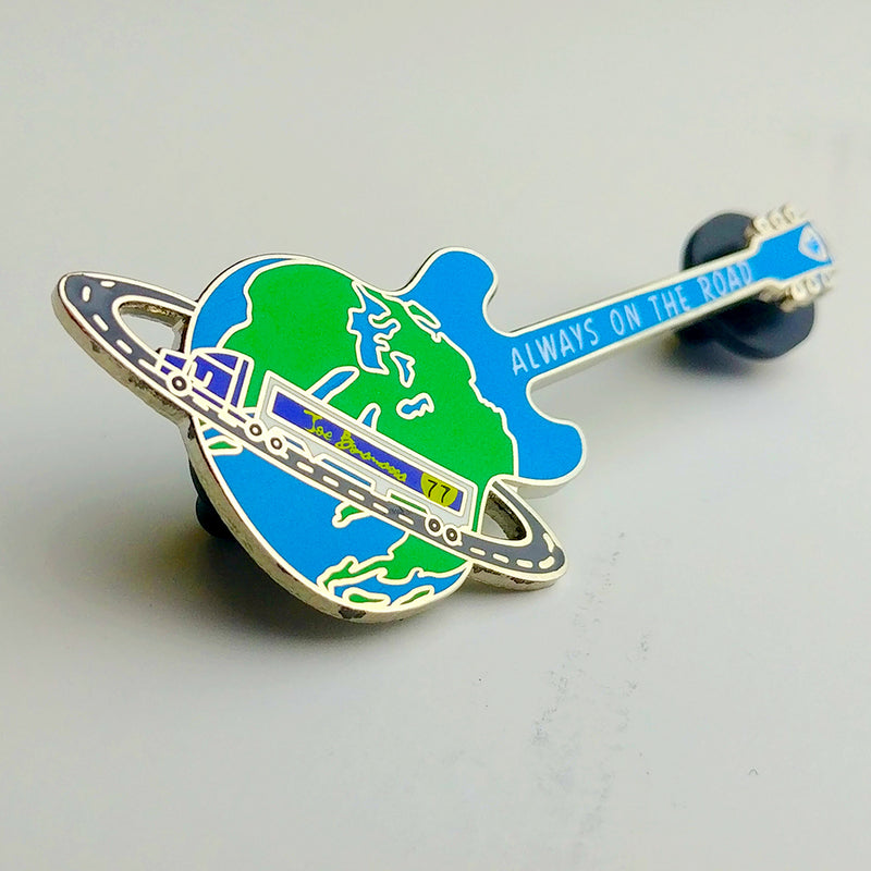 Always on the Road Guitar Pin