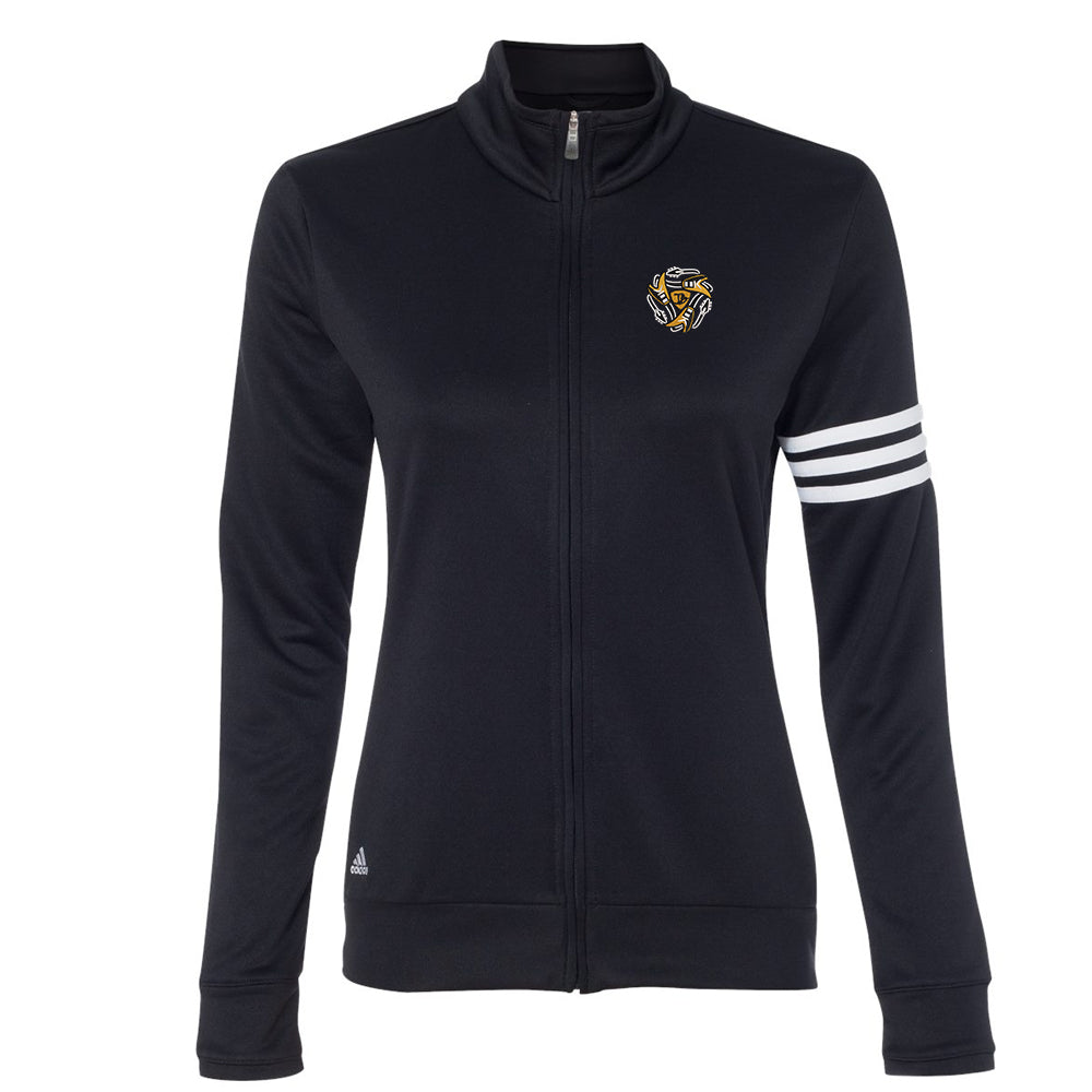 Always on the Road Flying V Adidas 3-Stripes French Terry Full-Zip Jacket (Women)