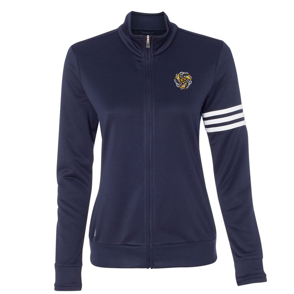 Always on the Road Flying V Adidas 3-Stripes French Terry Full-Zip Jacket (Women)