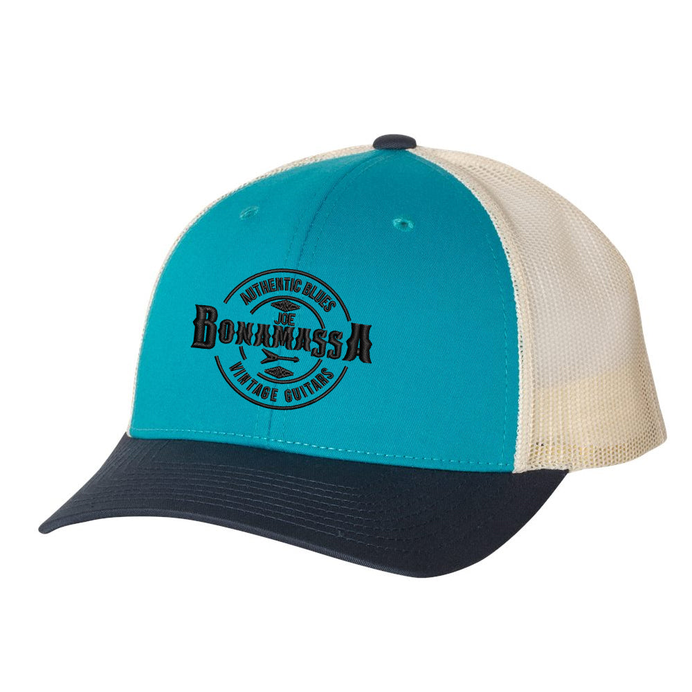 Authentic Blues Low Profile Trucker Hat