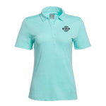 Authentic Blues Callaway Broken Stripe Polo (Women)