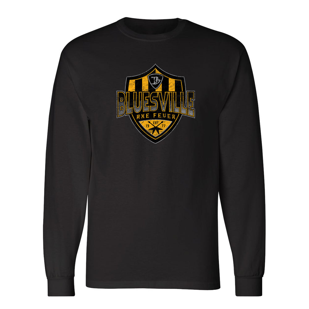 Bluesville Axe Fever Champion Long Sleeve T-Shirt (Unisex)