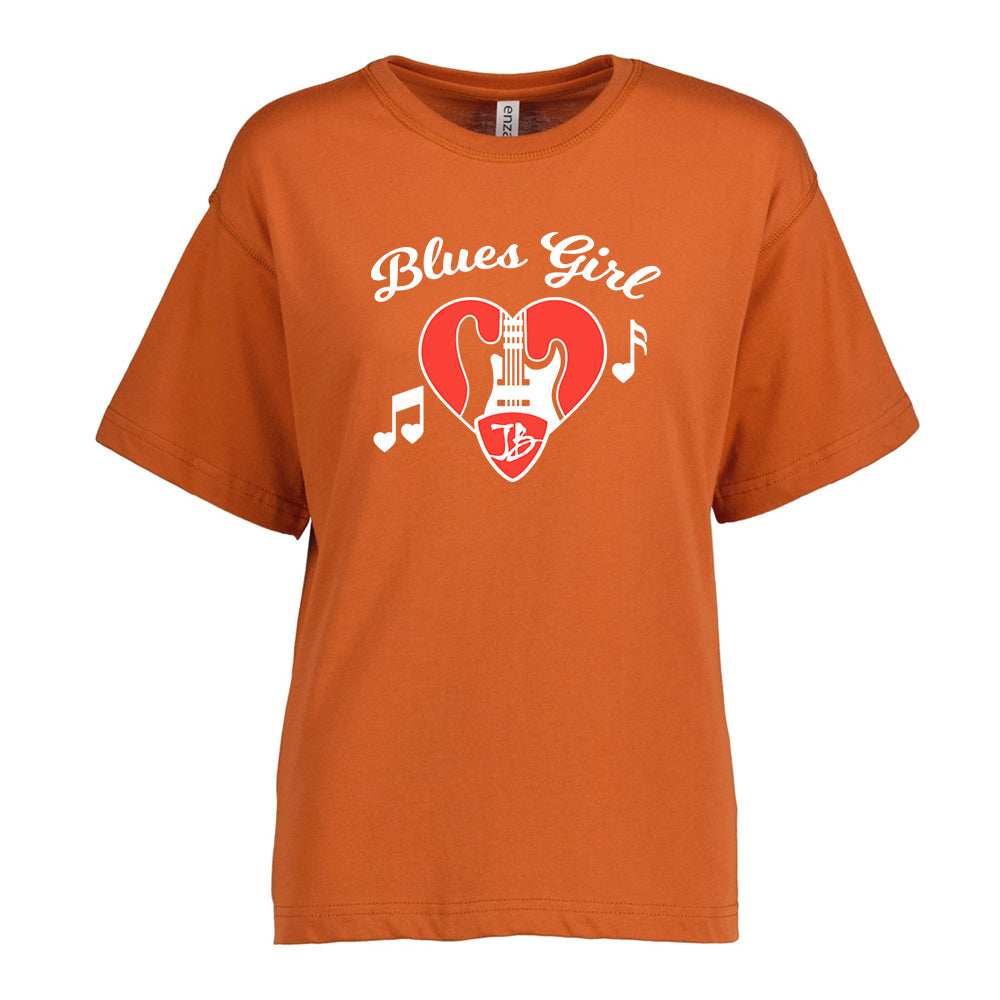 Blues Girl Essential Boxy T-Shirt (Women)