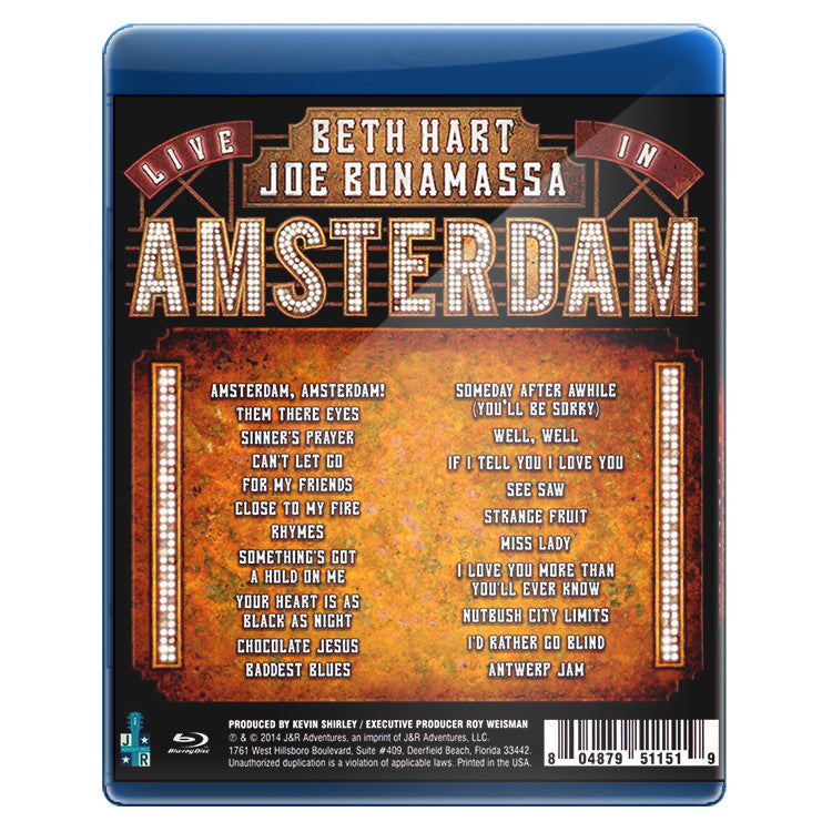 Beth Hart & Joe Bonamassa - Live In Amsterdam (Blu-ray) – Joe 
