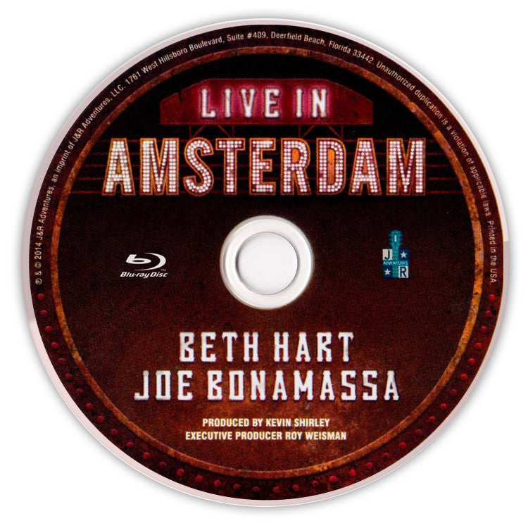 Beth Hart  Joe Bonamassa Live In Amsterdam (Blu-ray) – Joe Bonamassa  Official Store