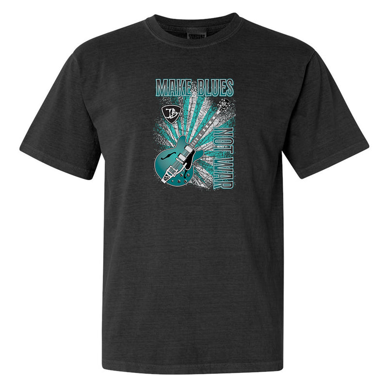 Make Blues Not War Turquoise Comfort Colors T-Shirt (Unisex)
