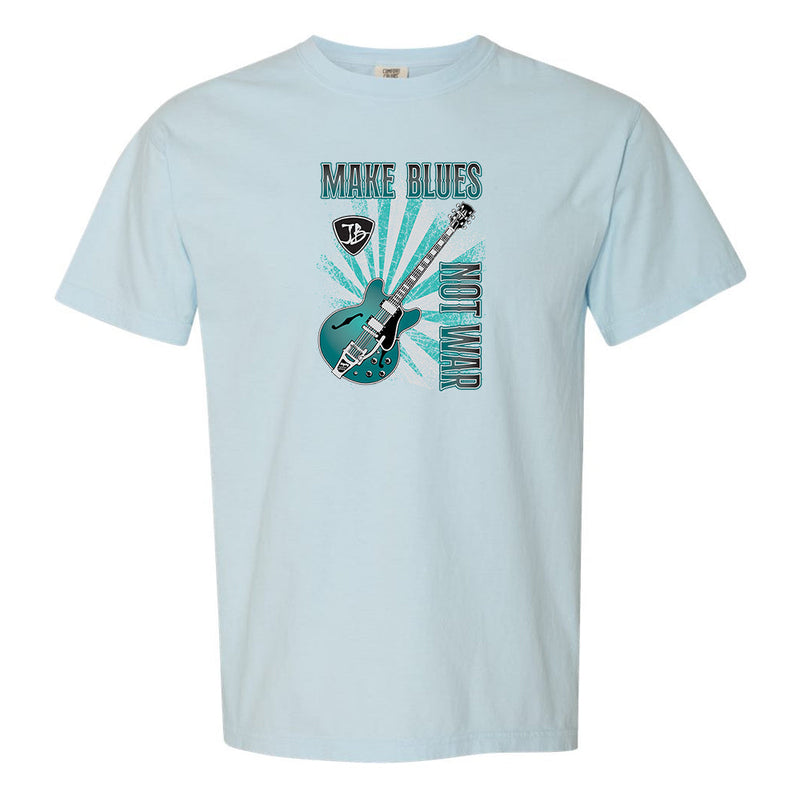 Make Blues Not War Turquoise Comfort Colors T-Shirt (Unisex)