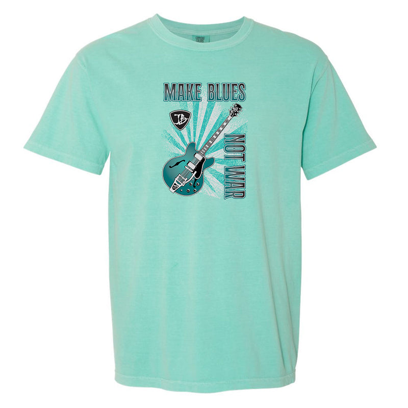 Make Blues Not War Turquoise Comfort Colors T-Shirt (Unisex)