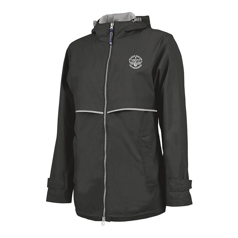 Charles river rain jacket 2025 grey