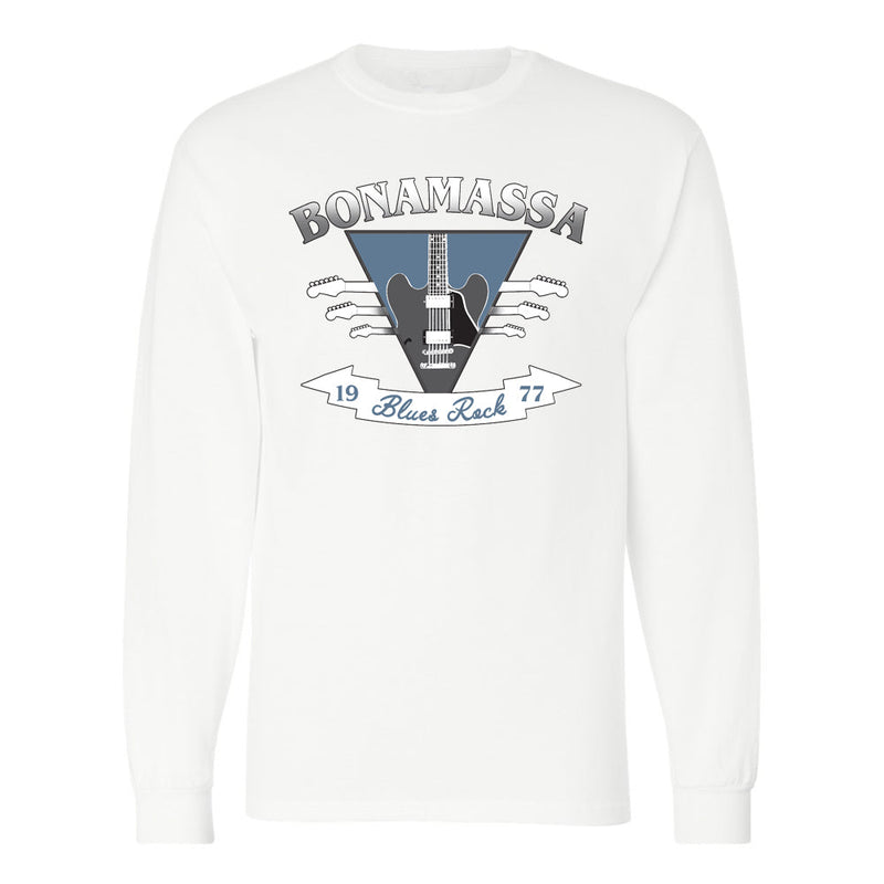 Blues Rock Guitar Logo Champion Long Sleeve T-Shirt (Unisex)
