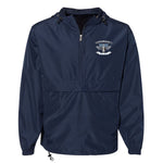 Blues Rock Guitar Logo Champion Packable Quarter-Zip Jacket (Unisex)