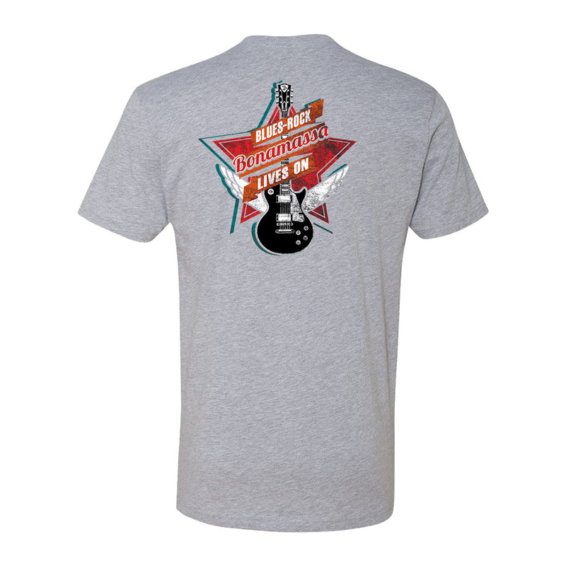 Blues Rock Lives On LC T-Shirt (Unisex)