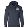 Blues Rock Guitar Logo Champion Hooded Sweatshirt (Unisex)