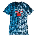 Blues Rock Triangle Crinkle Tie Dye T-Shirt (Unisex)