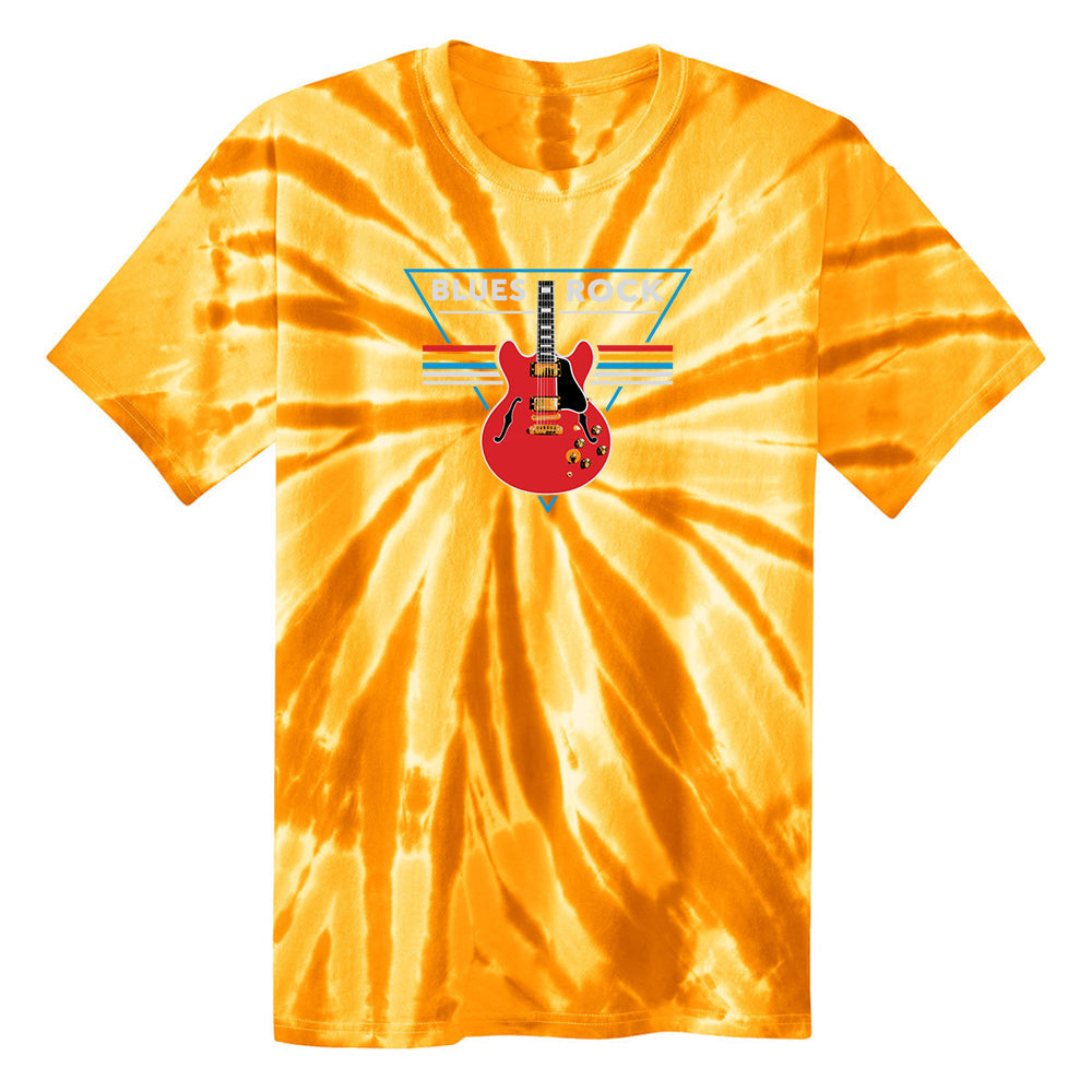 Blues Rock Triangle Tie Dye T-Shirt (Unisex)