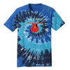 Blues Rock Triangle Tie Dye T-Shirt (Unisex)