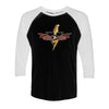 Blues Thunderbolt 3/4 Sleeve T-Shirt (Unisex)