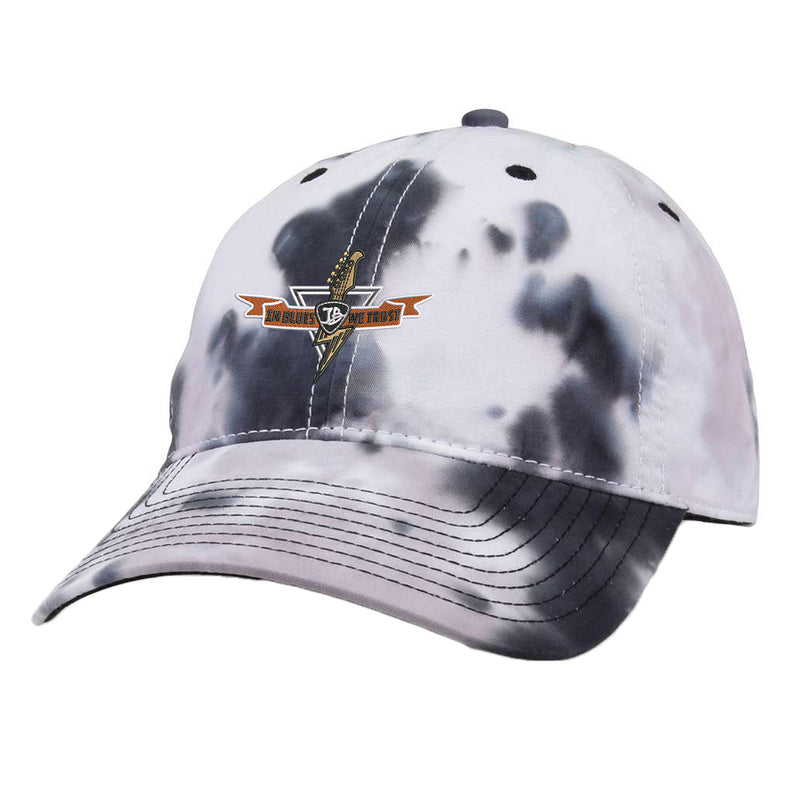 Blues Thunderbolt Tie Dye Hat