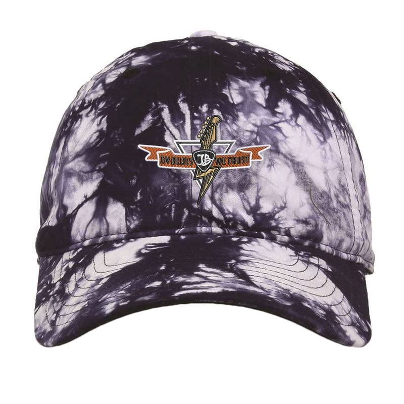 Blues Thunderbolt Tie Dye Hat