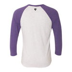 Blues Maker Purple 3/4 Sleeve T-Shirt (Unisex)