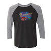 Blues Maker Red 3/4 Sleeve T-Shirt (Unisex)