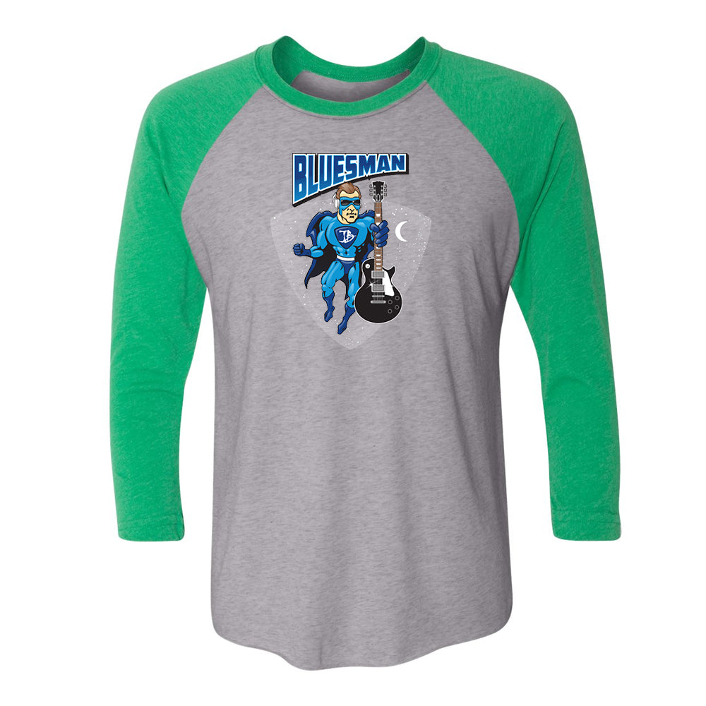 Bluesman 3/4 Sleeve T-Shirt (Unisex)