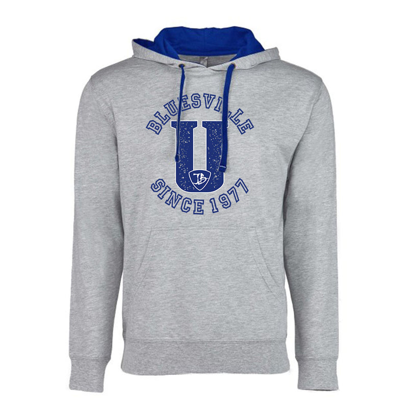 Bluesville "U Logo Hooded Pullover (Unisex)