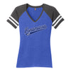 BonaBaseball Game V-Neck T-Shirt (Women)