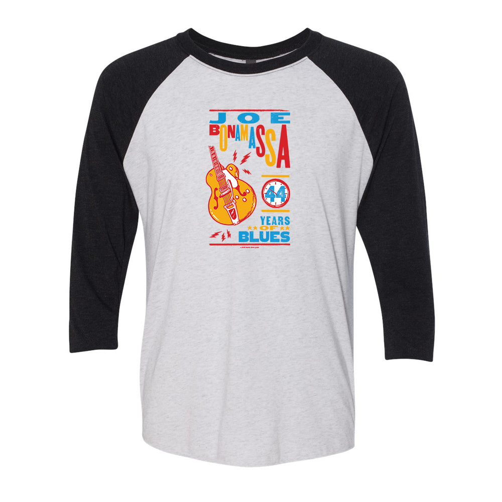 44 Years of Blues 3/4 Sleeve T-Shirt (Unisex)