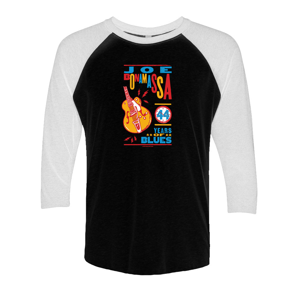 44 Years of Blues 3/4 Sleeve T-Shirt (Unisex)