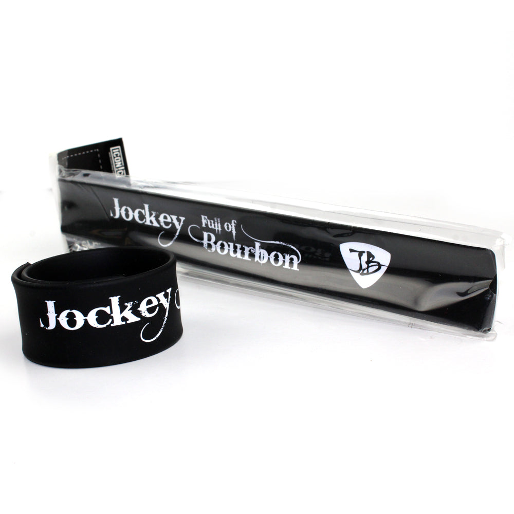 Slap Band 2 Pack - Jockey Full of Bourbon - Black Band White Letters – Joe  Bonamassa Official Store