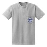 Bluesville University Logo Pocket T-Shirt (Unisex)