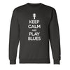 Keep Calm and Play Blues Champion Crewneck Sweatshirt (Unisex)