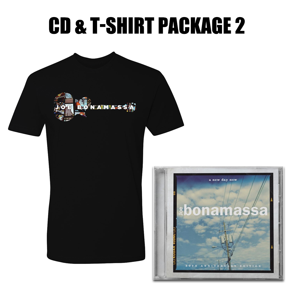 A New Day Now CD & T-Shirt Package #2 (Unisex)