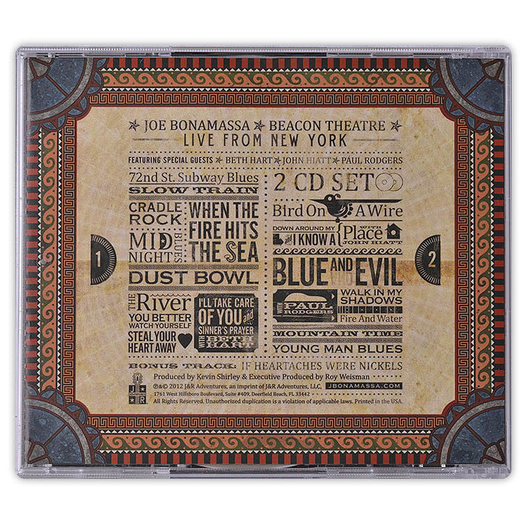 Joe Bonamassa: Beacon Theatre-Live From New York (Double CD